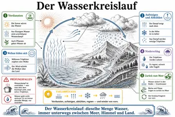 Der Wasserkreislauf im Stil Klassik